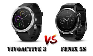 Comparaison Vivoactive 3 Fenix 5S