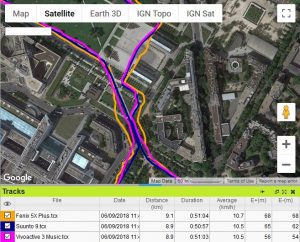 Fenix 5X Plus écarts trace GPS