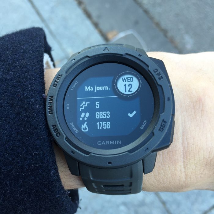 Garmin Instinct tracker activité Montre cardio GPS tests, avis