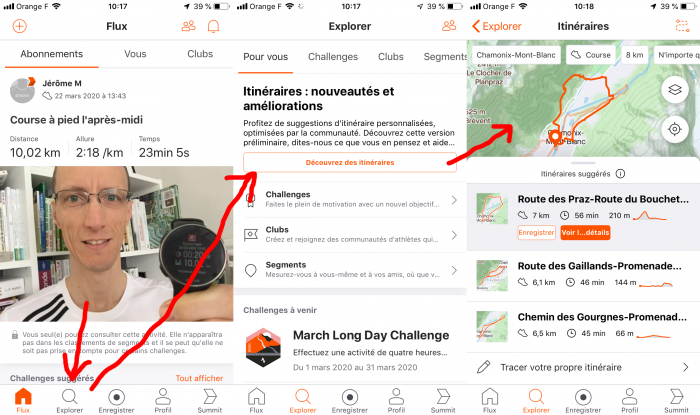 Créateur itinéraire Strava 1