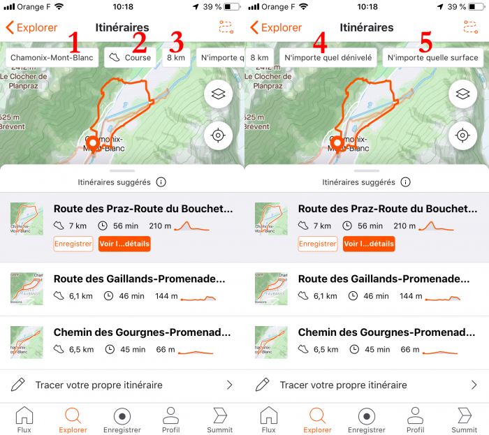 Créateur itinéraire Strava 2