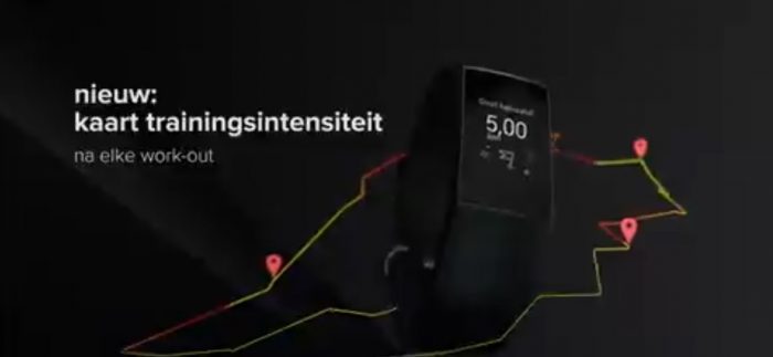 Fitbit Charge 4 carte intensité