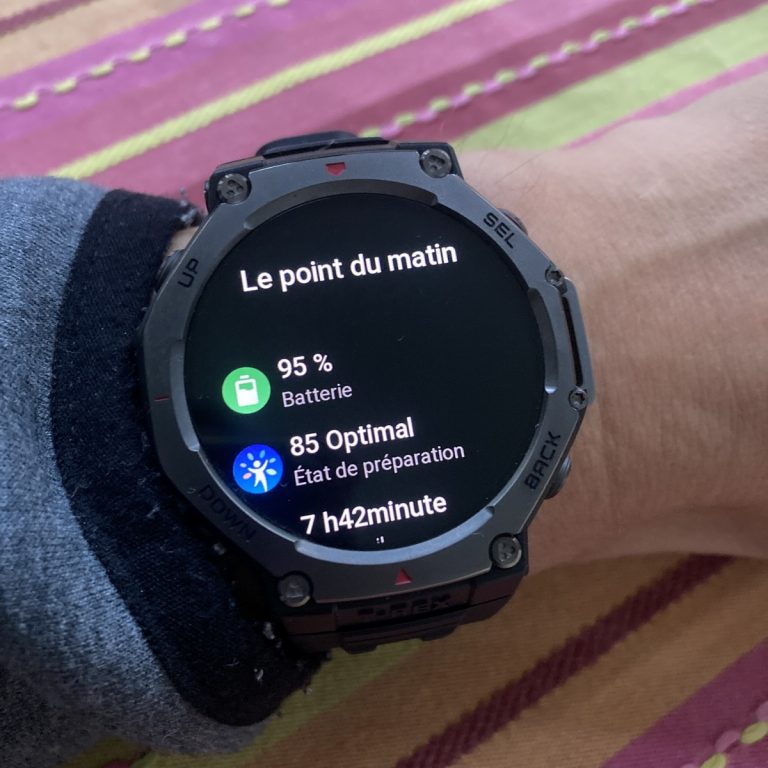 Test Amazfit TRex 3 meilleur rapport qualité / prix que