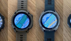 Comparaison carto montre GPS