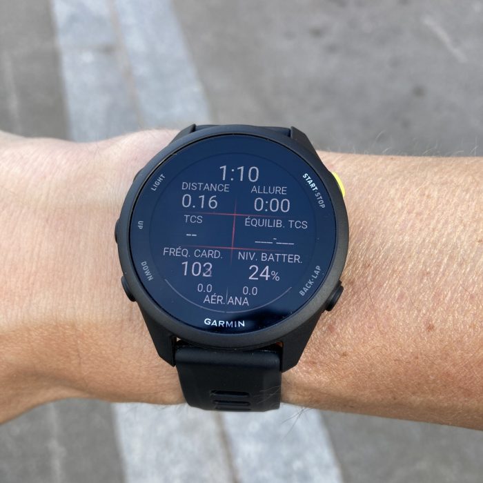 Forerunner 70 données